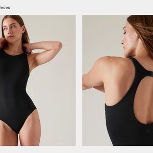 NWOT Athleta Maldives One Piece Suimsuit in Black